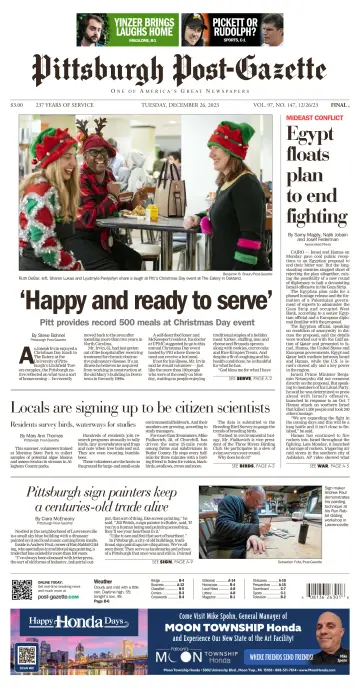 Pittsburgh Post-Gazette - 26 Dec 2023
