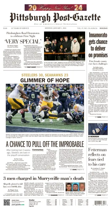 Pittsburgh Post-Gazette - 1 Jan 2024