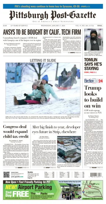 Pittsburgh Post-Gazette - 17 Jan 2024