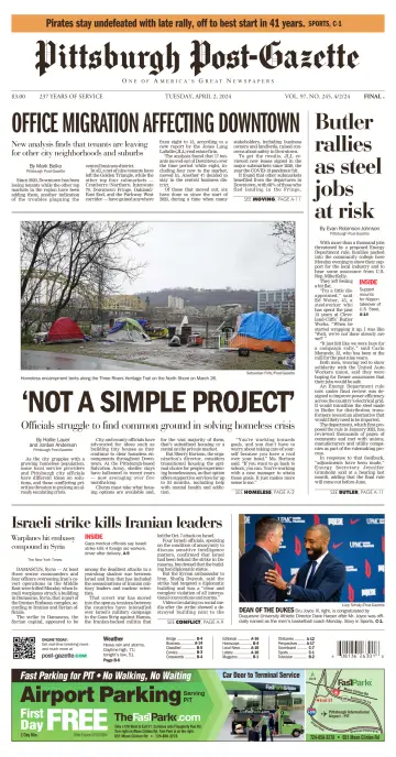 Pittsburgh Post-Gazette - 02 Apr. 2024