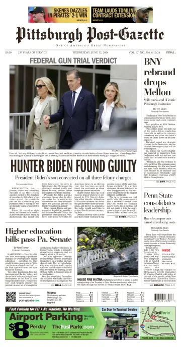 Pittsburgh Post-Gazette - 12 Jun 2024