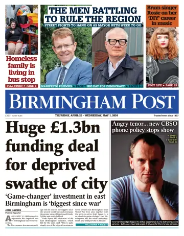 Birmingham Post - 25 四月 2024