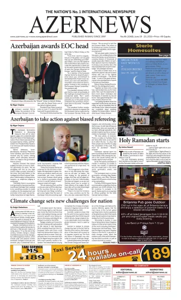 Azer News - 19 Jun 2015