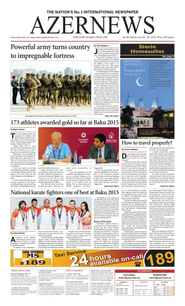 Azer News - 26 Jun 2015