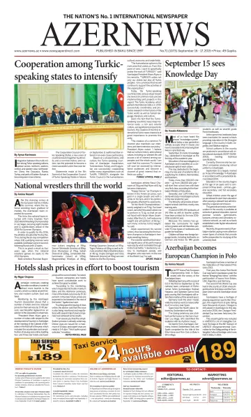 Azer News - 16 Sep 2015