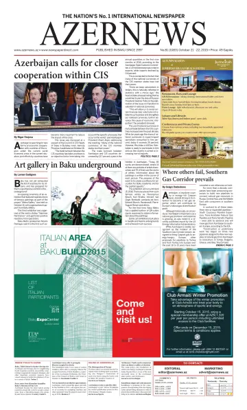 Azer News - 21 Oct 2015
