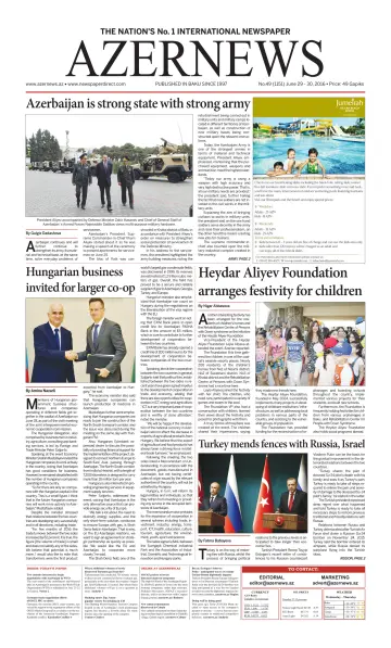 Azer News - 29 Jun 2016