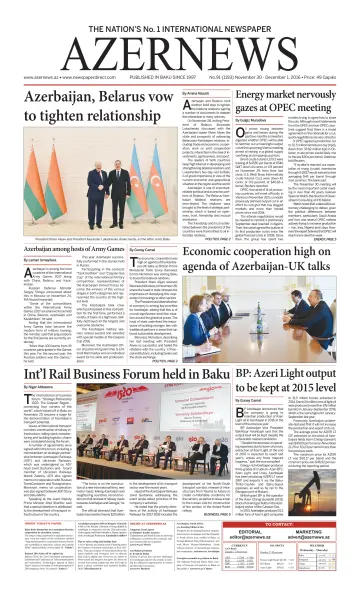 Azer News - 30 Nov 2016