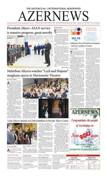 Azer News - 30 Dec 2016