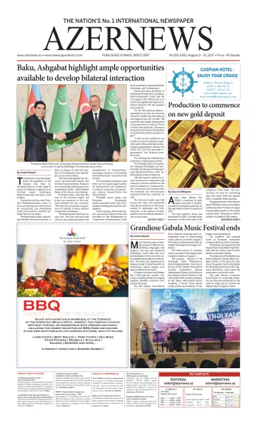 Azer News - 9 Aug 2017