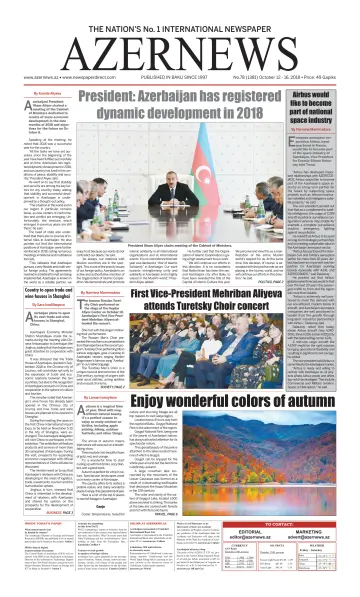 Azer News - 12 Oct 2018