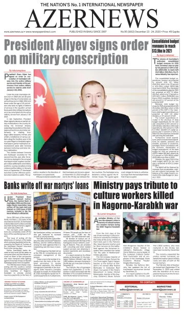 Azer News - 24 Dec 2020