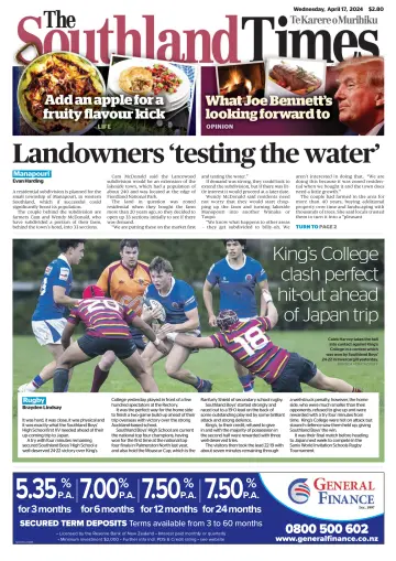 The Southland Times - 17 Apr 2024