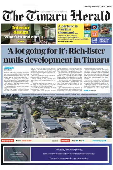 The Timaru Herald - 1 Feb 2024
