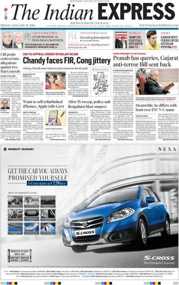 The Indian Express (Delhi Edition) - 29 1월 2016