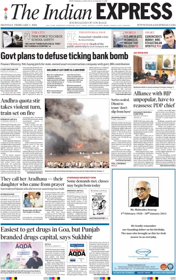 The Indian Express (Delhi Edition) - 01 2월 2016