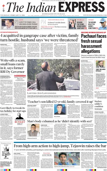 The Indian Express (Delhi Edition) - 11 2월 2016