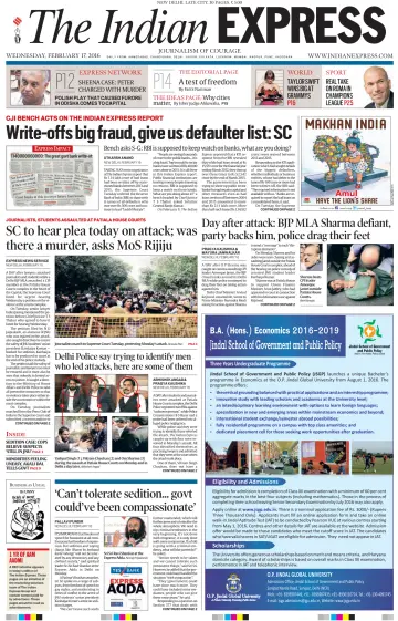 The Indian Express (Delhi Edition) - 17 Feb 2016