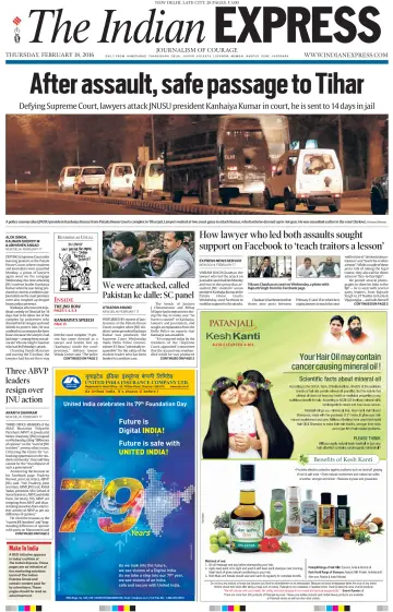 The Indian Express (Delhi Edition) - 18 Feb 2016