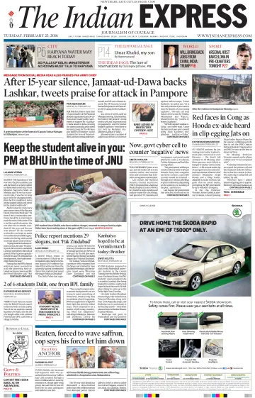 The Indian Express (Delhi Edition) - 23 2월 2016