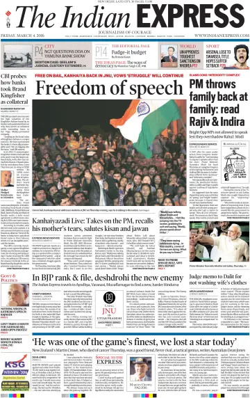 The Indian Express (Delhi Edition) - 04 3월 2016