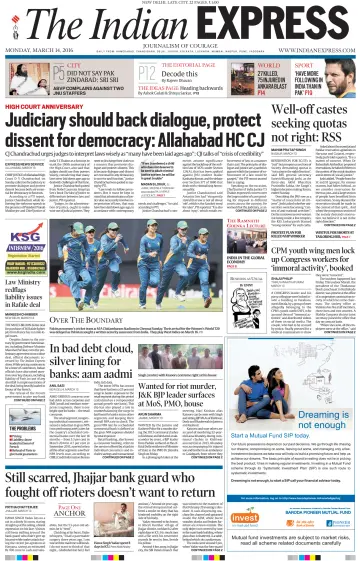 The Indian Express (Delhi Edition) - 14 3월 2016