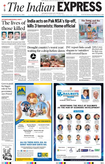 The Indian Express (Delhi Edition) - 16 3월 2016