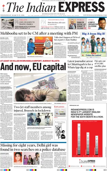 The Indian Express (Delhi Edition) - 23 3월 2016