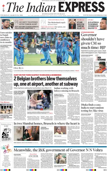 The Indian Express (Delhi Edition) - 24 3월 2016