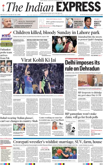 The Indian Express (Delhi Edition) - 28 Mar 2016