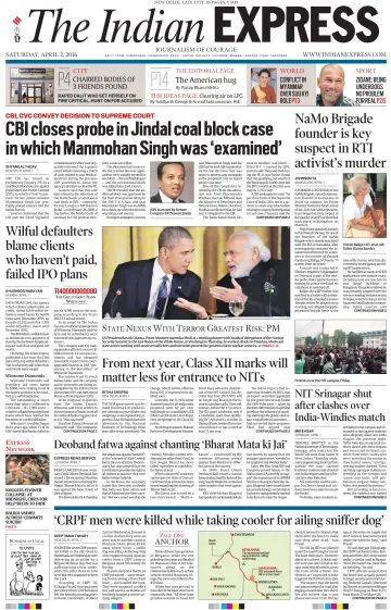 The Indian Express (Delhi Edition) - 2 Apr 2016
