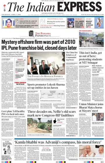 The Indian Express (Delhi Edition) - 07 4월 2016
