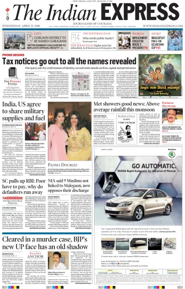 The Indian Express (Delhi Edition) - 13 Apr 2016