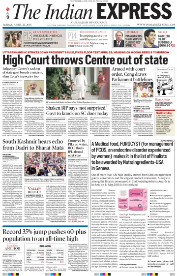 The Indian Express (Delhi Edition) - 22 4월 2016