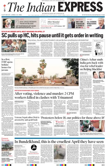 The Indian Express (Delhi Edition) - 23 Apr 2016