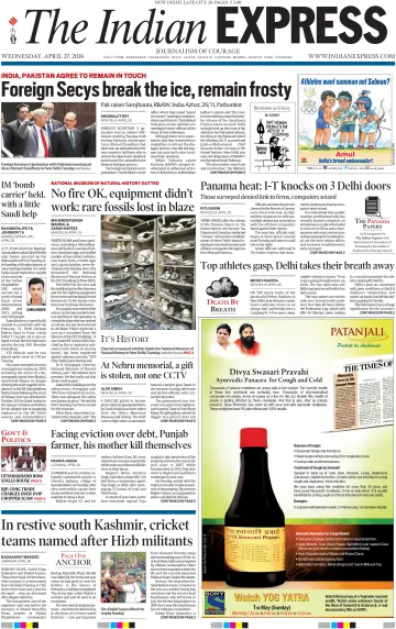 The Indian Express (Delhi Edition) - 27 4월 2016