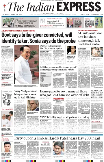 The Indian Express (Delhi Edition) - 28 4월 2016