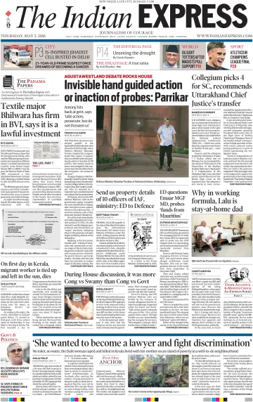 The Indian Express (Delhi Edition) - 05 5월 2016