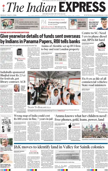 The Indian Express (Delhi Edition) - 6 May 2016