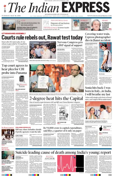 The Indian Express (Delhi Edition) - 10 5월 2016