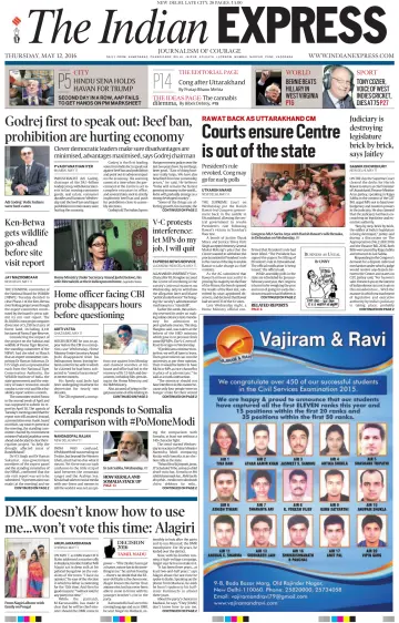 The Indian Express (Delhi Edition) - 12 5월 2016
