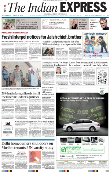 The Indian Express (Delhi Edition) - 18 May 2016