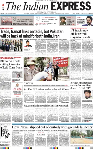 The Indian Express (Delhi Edition) - 23 5월 2016