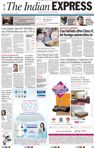 The Indian Express (Delhi Edition) - 28 5월 2016