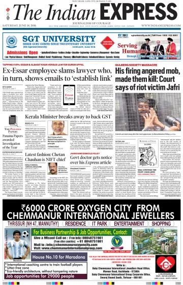 The Indian Express (Delhi Edition) - 18 6월 2016
