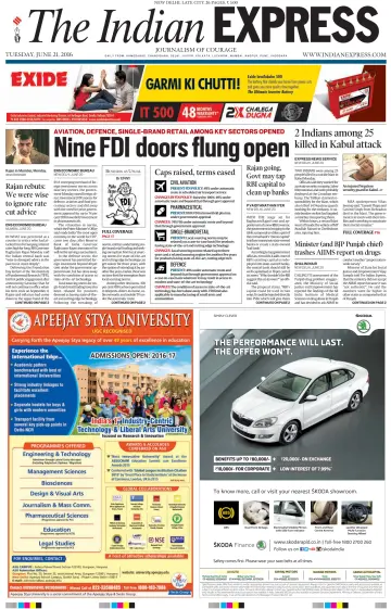 The Indian Express (Delhi Edition) - 21 Jun 2016