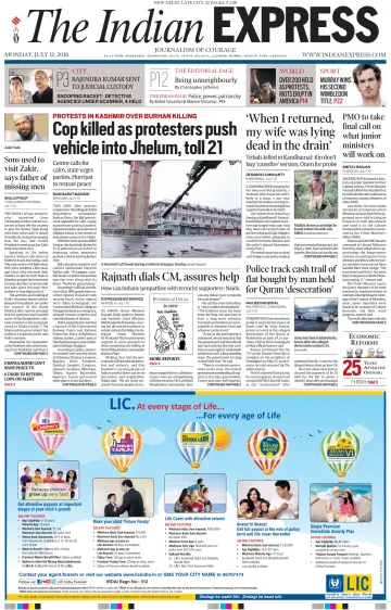 The Indian Express (Delhi Edition) - 11 7월 2016