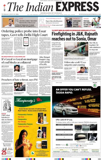 The Indian Express (Delhi Edition) - 12 7월 2016