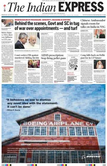The Indian Express (Delhi Edition) - 15 Jul 2016