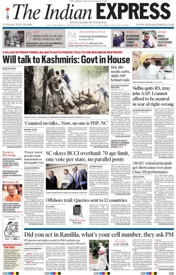The Indian Express (Delhi Edition) - 19 7월 2016